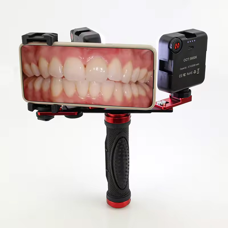 Photography Videos Free - 歯科用モバイル写真撮影LEDライト 口腔内写真・ビデオ用フラッシュライト 照明器具 歯科医治療用ランプ
