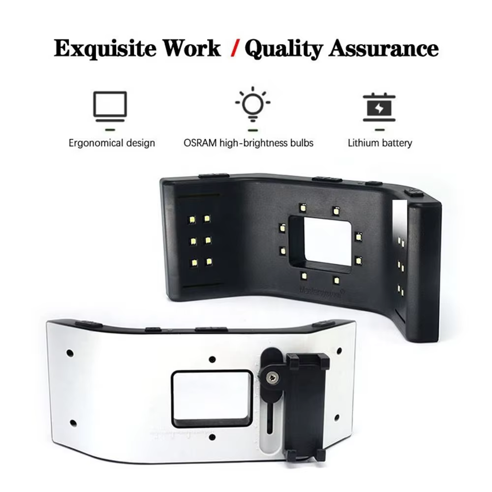 JUMTOP 歯科用写真撮影ライト LED 口腔内照明器具、 - Photography Videos Free のレビューと価格