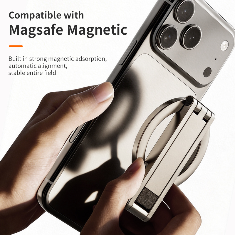 磁石式の金属製スマートフォン用三脚スタンド。自撮り棒としても - Photography Basics のレビューと価格